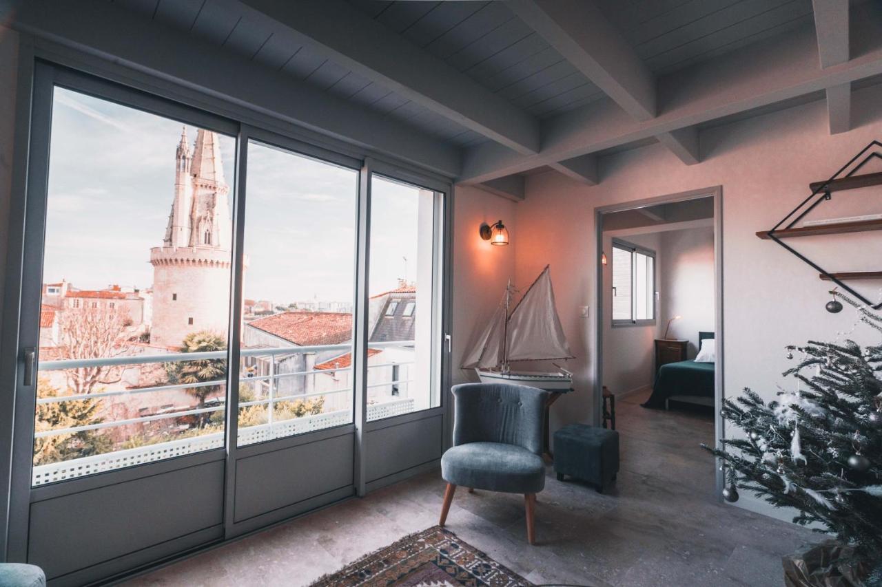 Duplex Vue Sur Tour Appartement Remparts 3 لا روشيل المظهر الخارجي الصورة